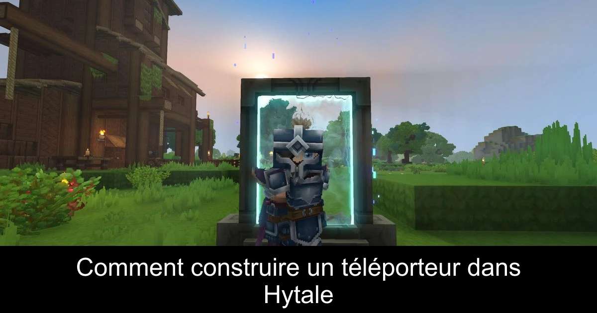 Comment construire un téléporteur dans Hytale