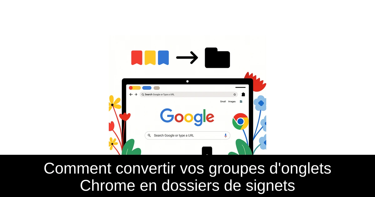 Comment convertir vos groupes d'onglets Chrome en dossiers de signets