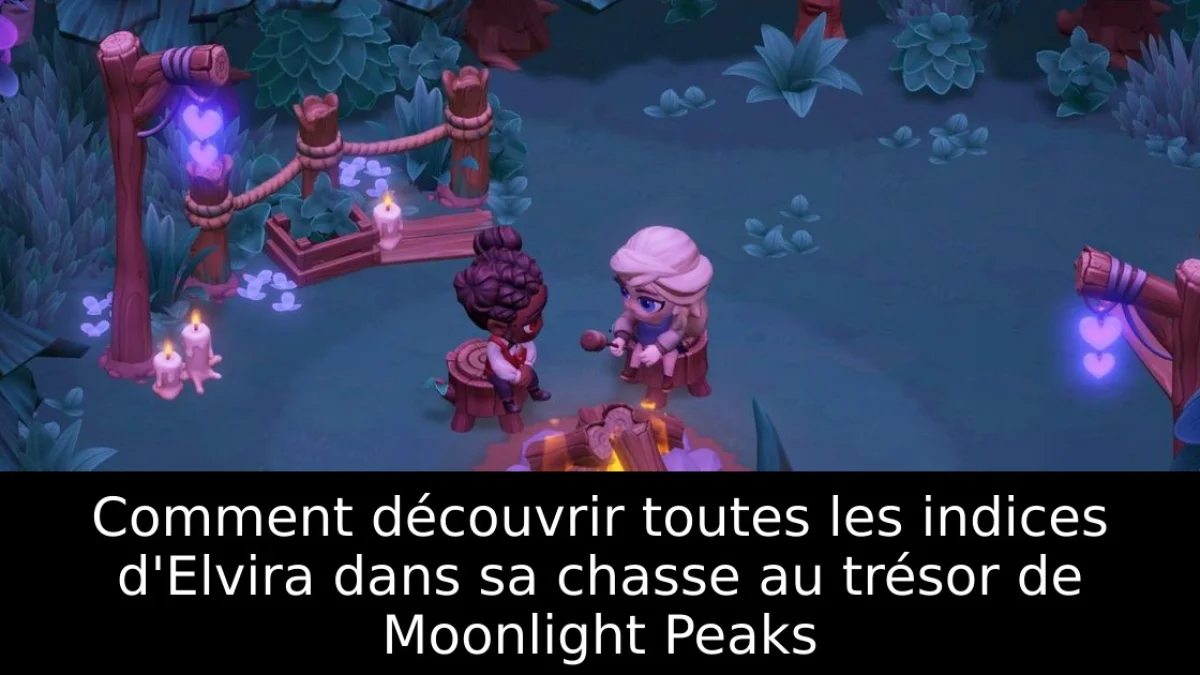 Comment découvrir toutes les indices d'Elvira dans sa chasse au trésor de Moonlight Peaks