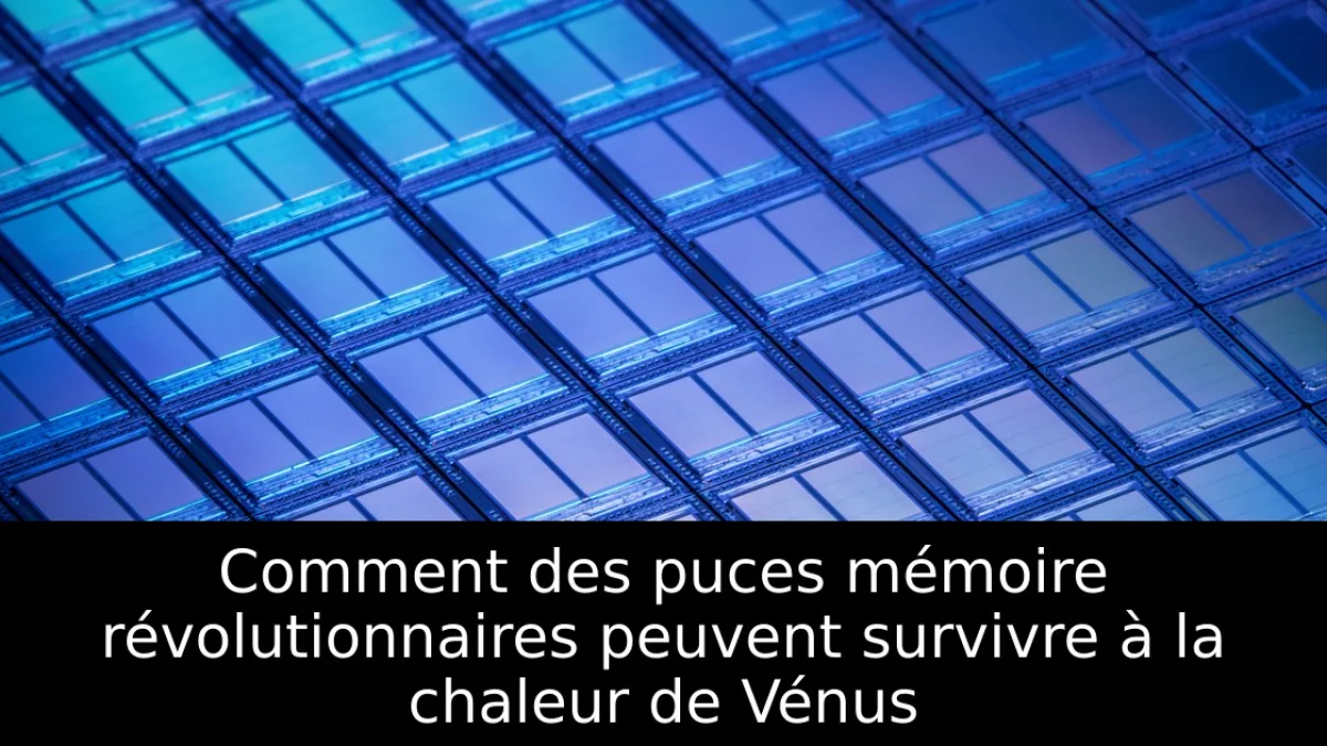 Comment des puces mémoire révolutionnaires peuvent survivre à la chaleur de Vénus