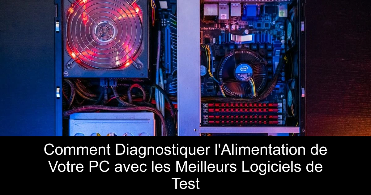 Comment Diagnostiquer l'Alimentation de Votre PC avec les Meilleurs Logiciels de Test