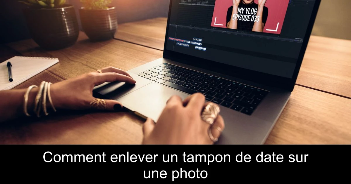 Comment enlever un tampon de date sur une photo