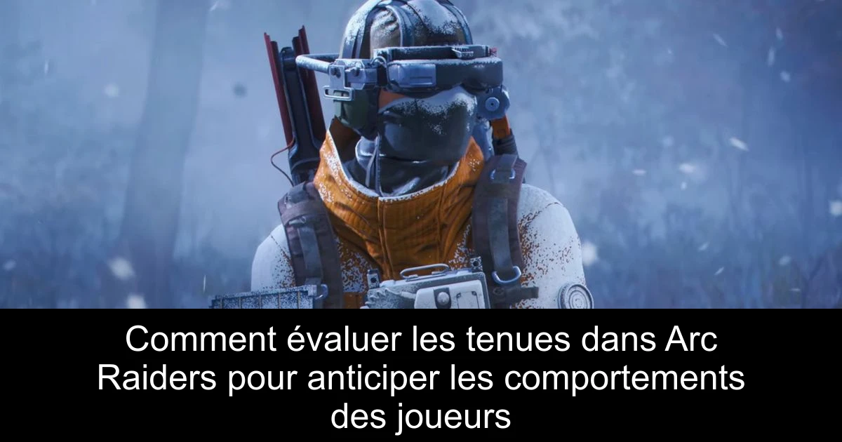 Comment évaluer les tenues dans Arc Raiders pour anticiper les comportements des joueurs