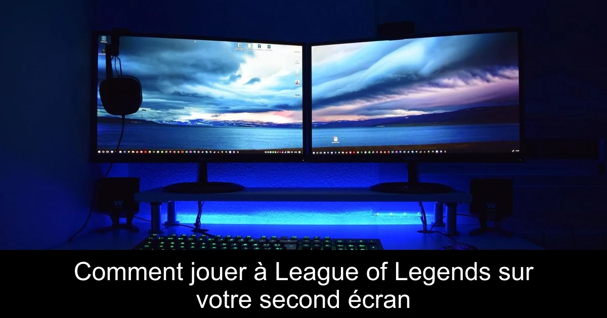 Comment jouer à League of Legends sur votre second écran
