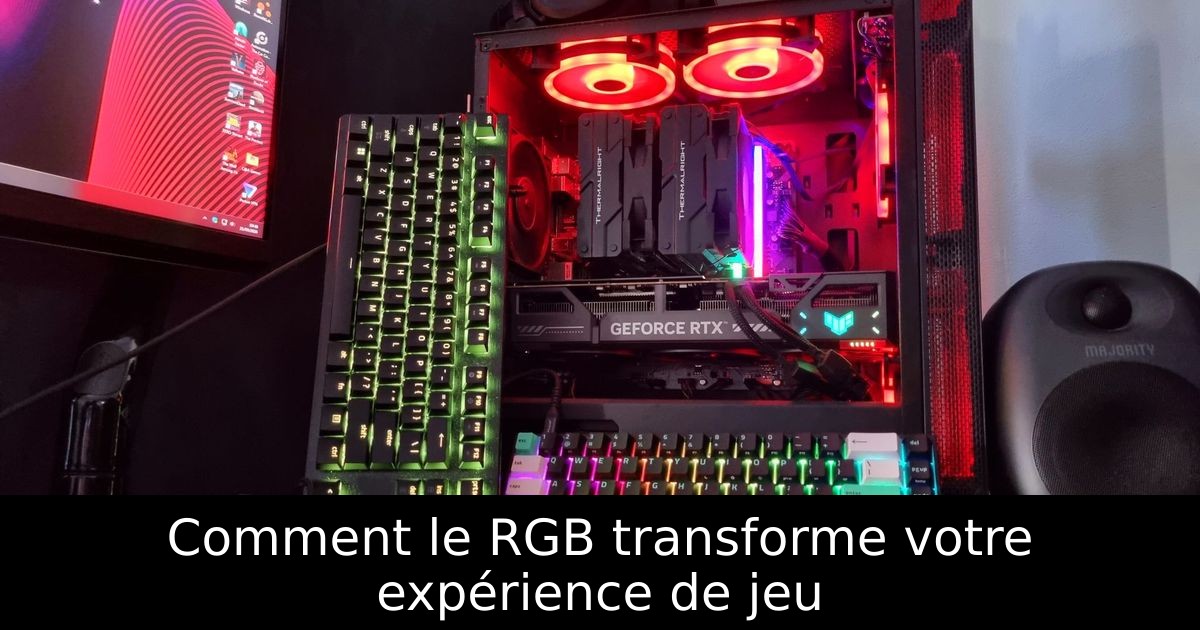 Comment le RGB transforme votre expérience de jeu
