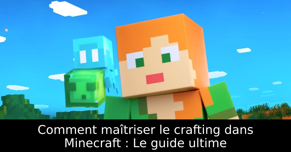 Comment maîtriser le crafting dans Minecraft : Le guide ultime