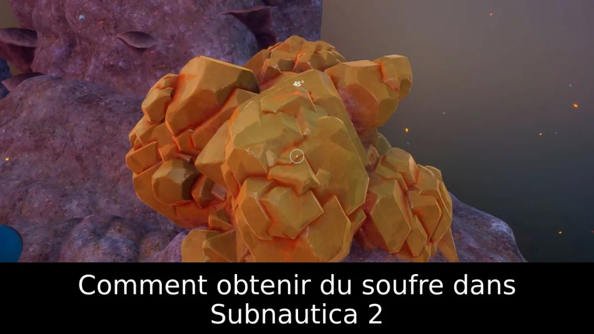 Comment obtenir du soufre dans Subnautica 2