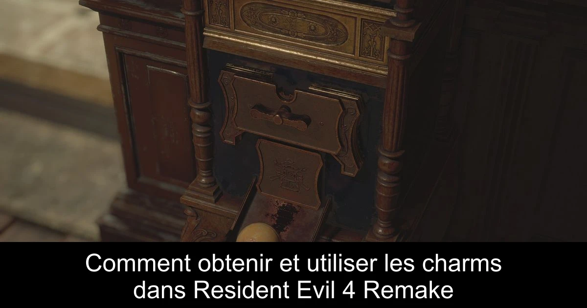 Comment obtenir et utiliser les charms dans Resident Evil 4 Remake