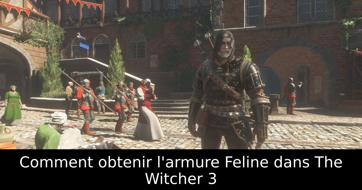 Comment obtenir l'armure Feline dans The Witcher 3