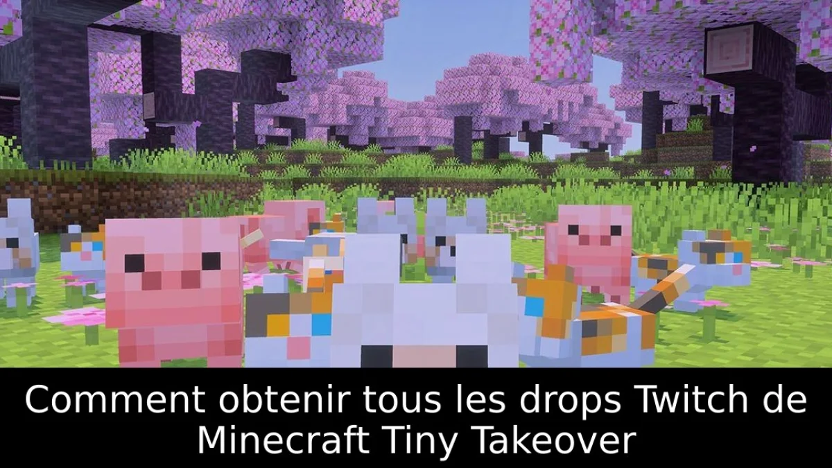 Comment obtenir tous les drops Twitch de Minecraft Tiny Takeover