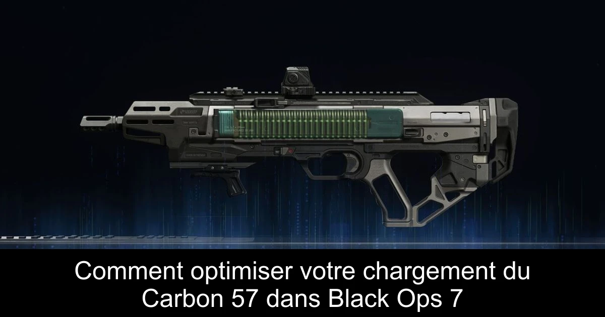 Comment optimiser votre chargement du Carbon 57 dans Black Ops 7