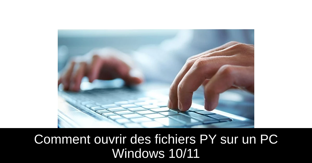 Comment ouvrir des fichiers PY sur un PC Windows 10/11