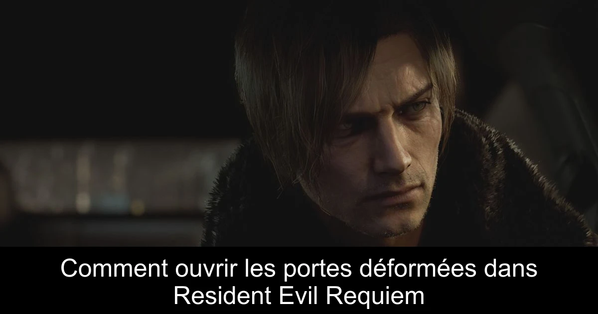 Comment ouvrir les portes déformées dans Resident Evil Requiem