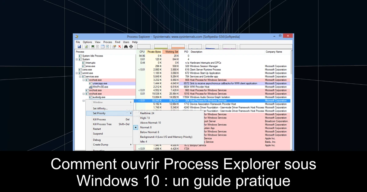 Comment ouvrir Process Explorer sous Windows 10 : un guide pratique