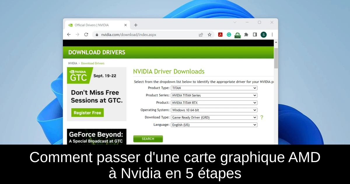 Comment passer d'une carte graphique AMD à Nvidia en 5 étapes