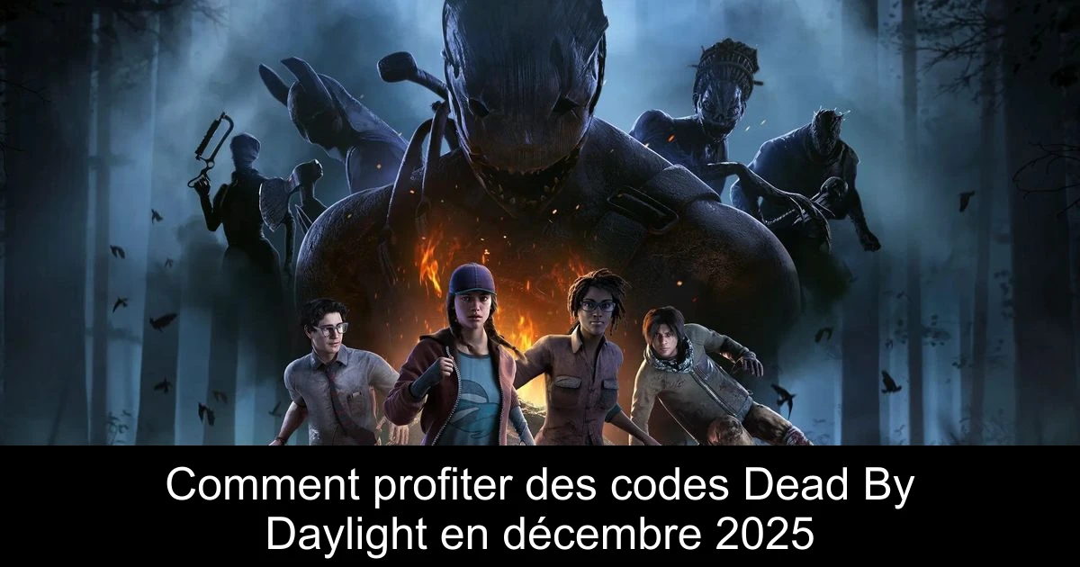 Comment profiter des codes Dead By Daylight en décembre 2025