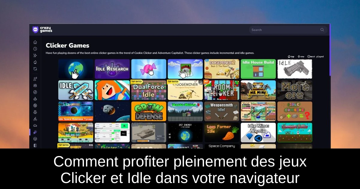 Comment profiter pleinement des jeux Clicker et Idle dans votre navigateur