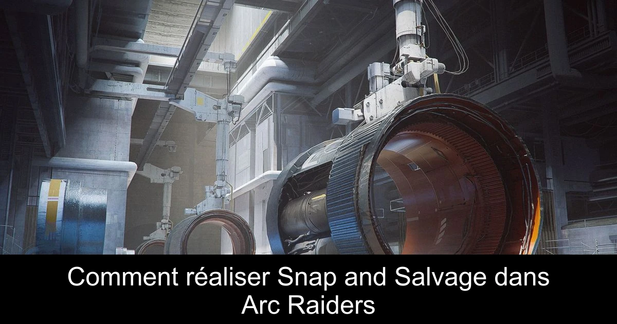Comment réaliser Snap and Salvage dans Arc Raiders
