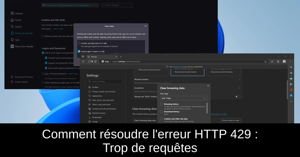 Comment résoudre l'erreur HTTP 429 : Trop de requêtes