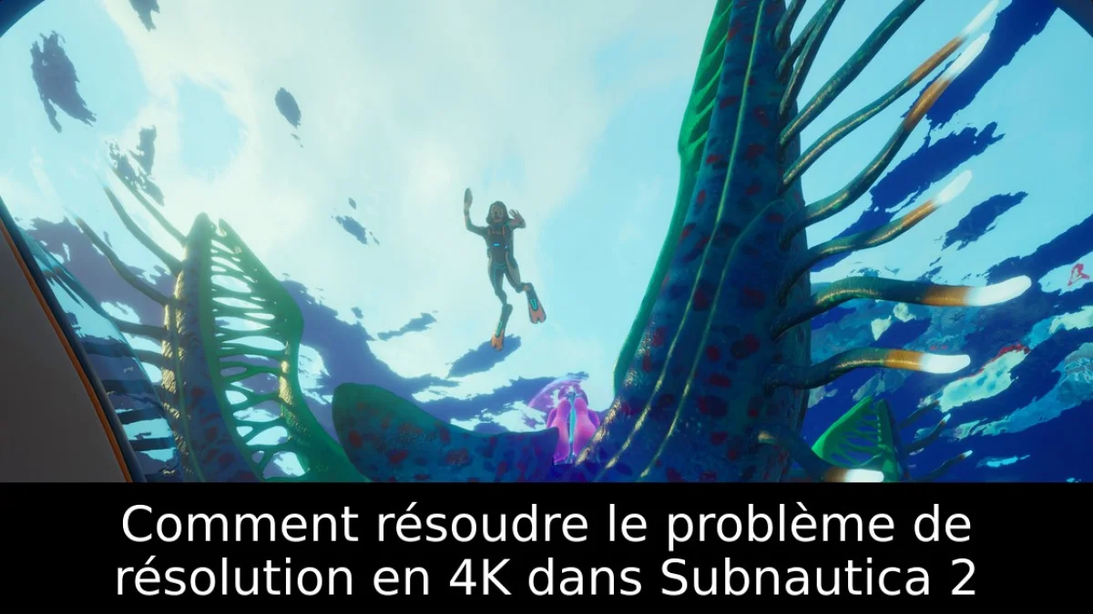 Comment résoudre le problème de résolution en 4K dans Subnautica 2