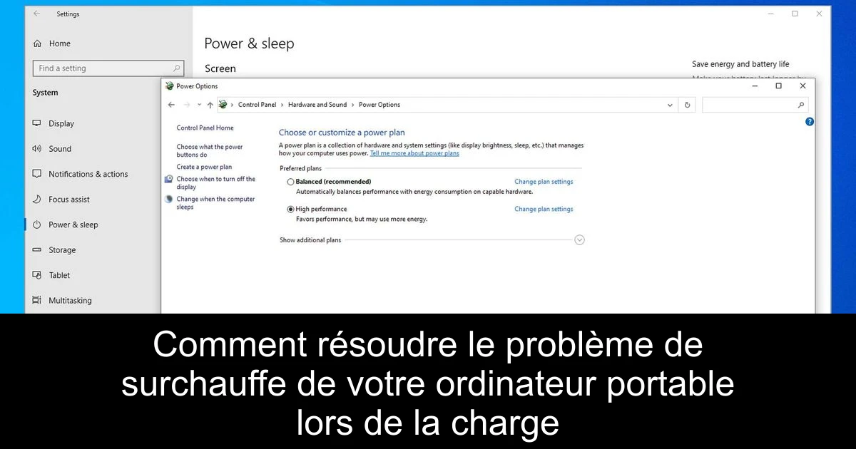 Comment résoudre le problème de surchauffe de votre ordinateur portable lors de la charge