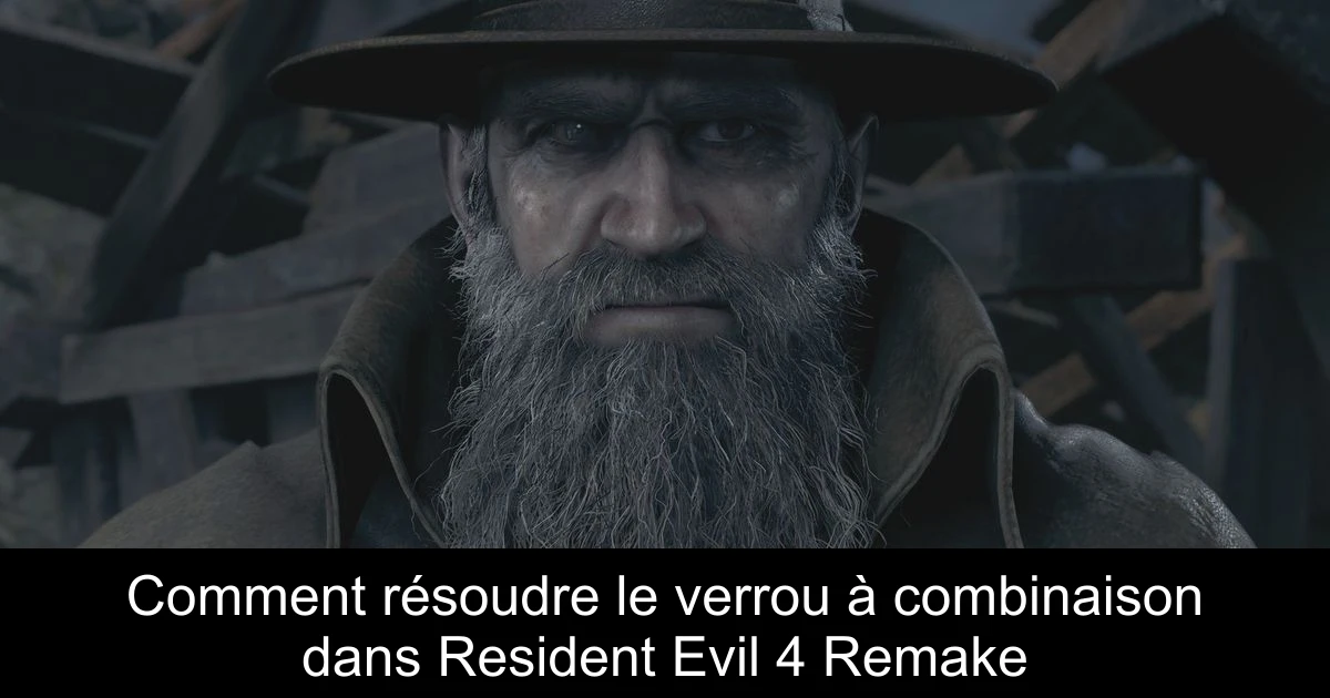 Comment résoudre le verrou à combinaison dans Resident Evil 4 Remake