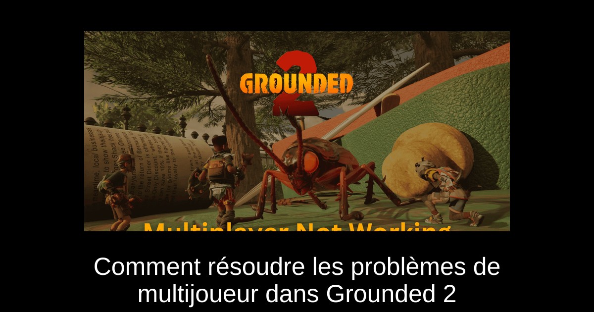 Comment résoudre les problèmes de multijoueur dans Grounded 2