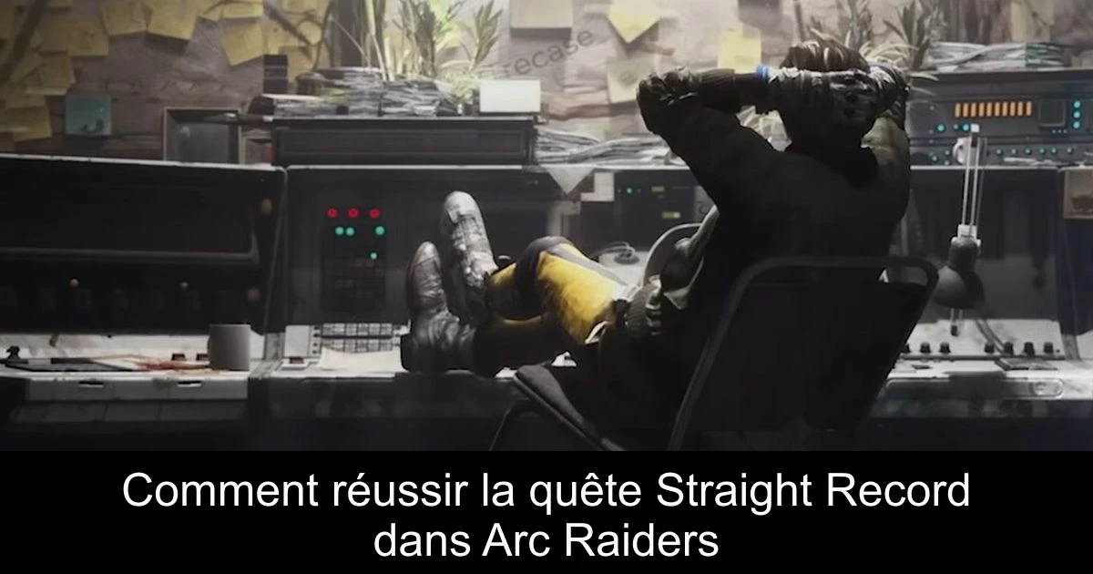 Comment réussir la quête Straight Record dans Arc Raiders