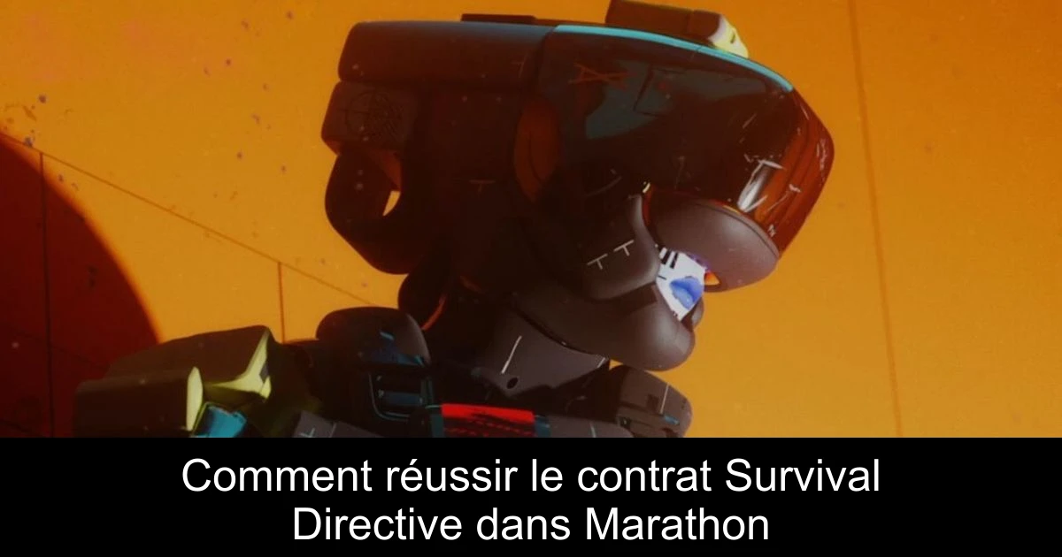 Comment réussir le contrat Survival Directive dans Marathon