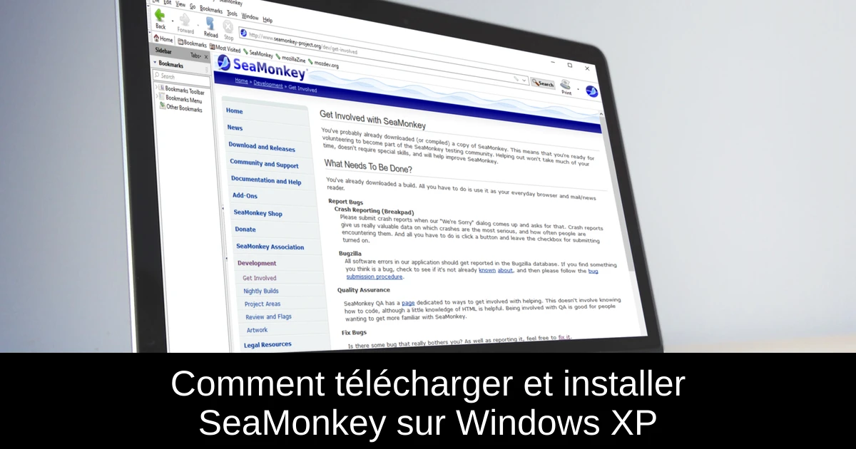Comment télécharger et installer SeaMonkey sur Windows XP