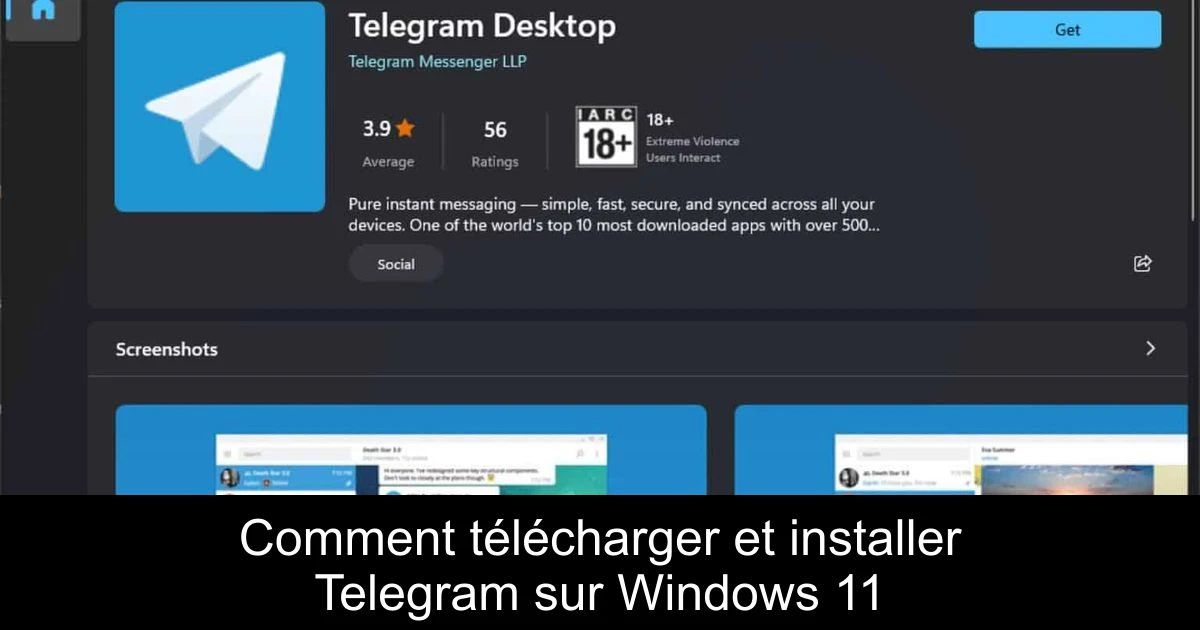 Comment télécharger et installer Telegram sur Windows 11