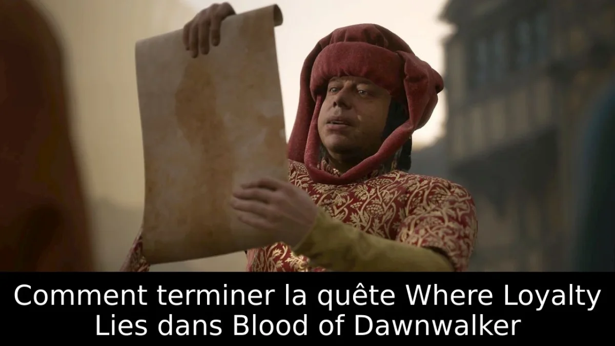 Where Loyalty Lies : atteindre Notorious et rejoindre les Manumits dans The Blood of Dawnwalker
