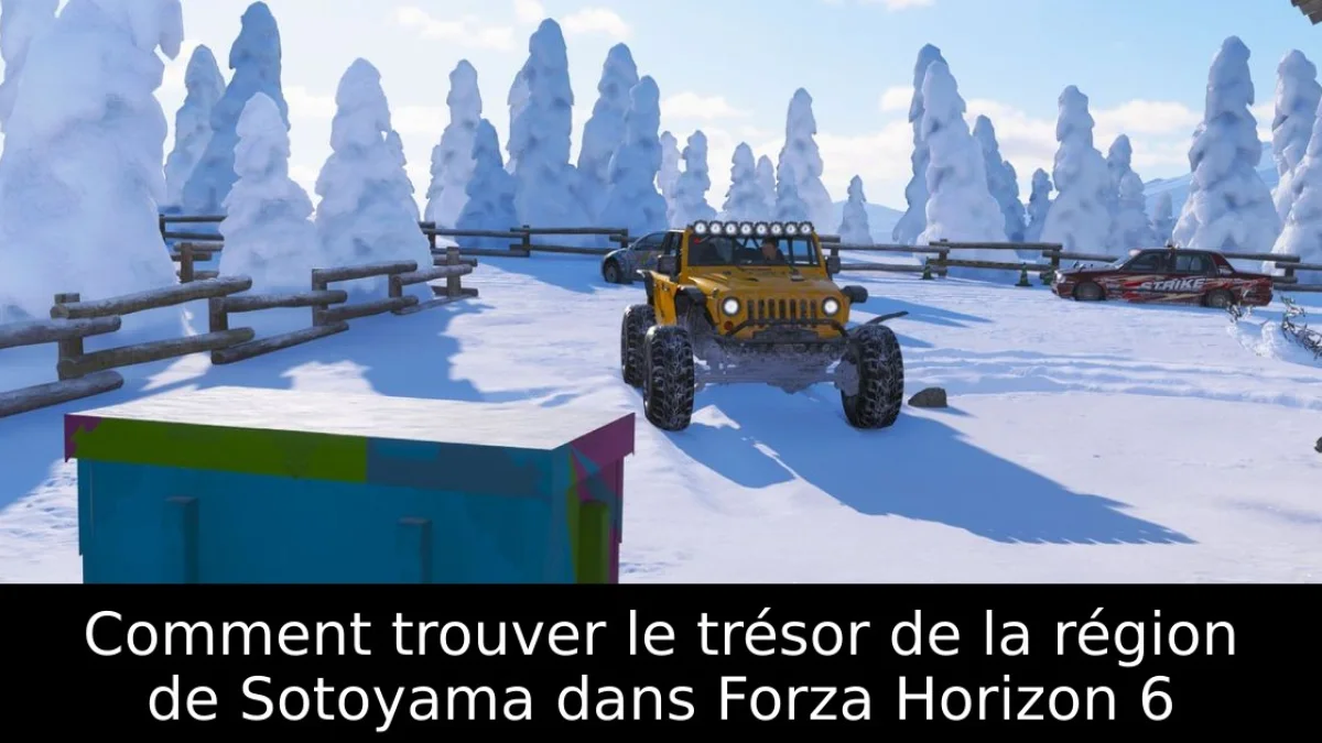 Comment trouver le trésor de la région de Sotoyama dans Forza Horizon 6