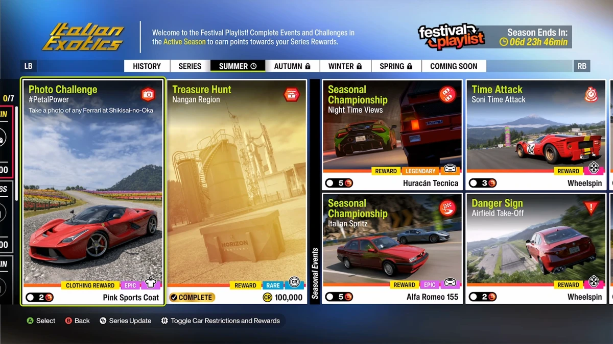 Comment trouver Shikisai-no-Oka dans Forza Horizon 6