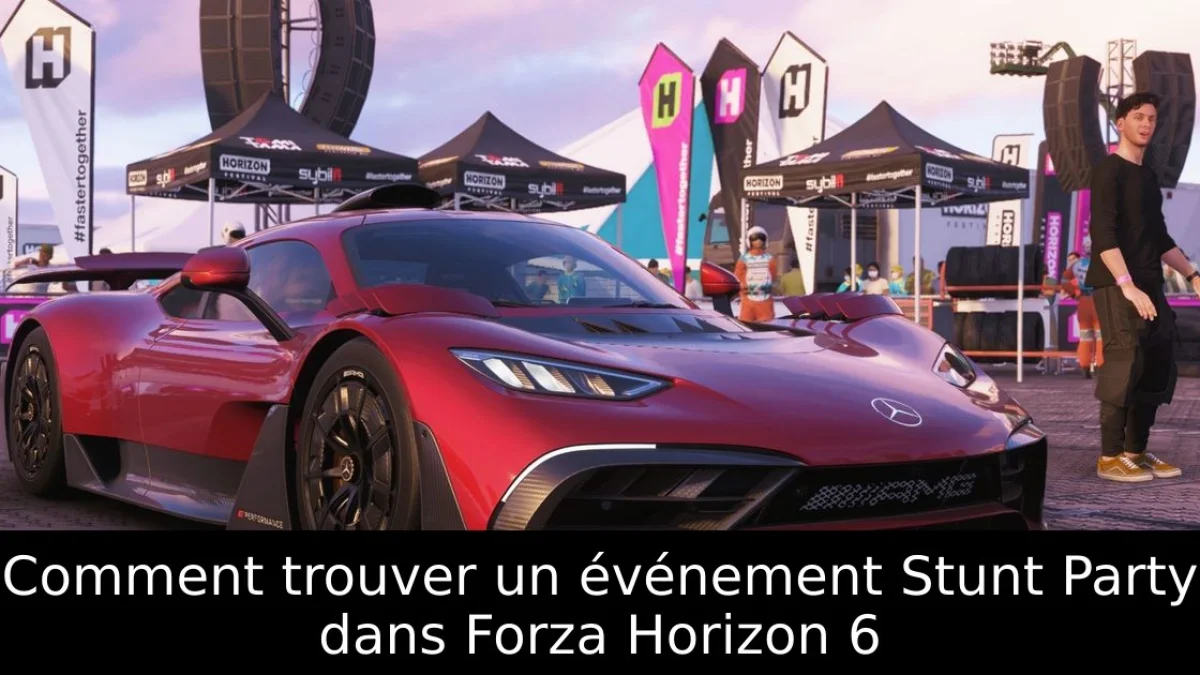 Comment trouver un événement Stunt Party dans Forza Horizon 6