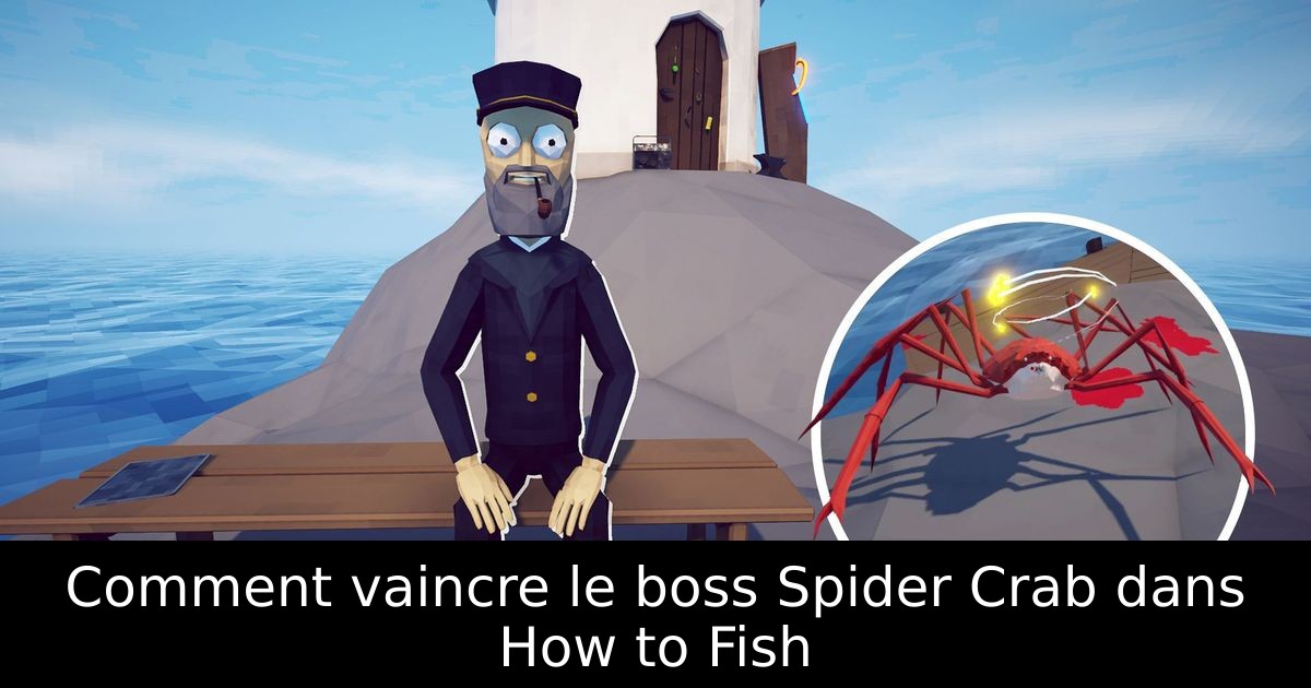 Comment vaincre le boss Spider Crab dans How to Fish