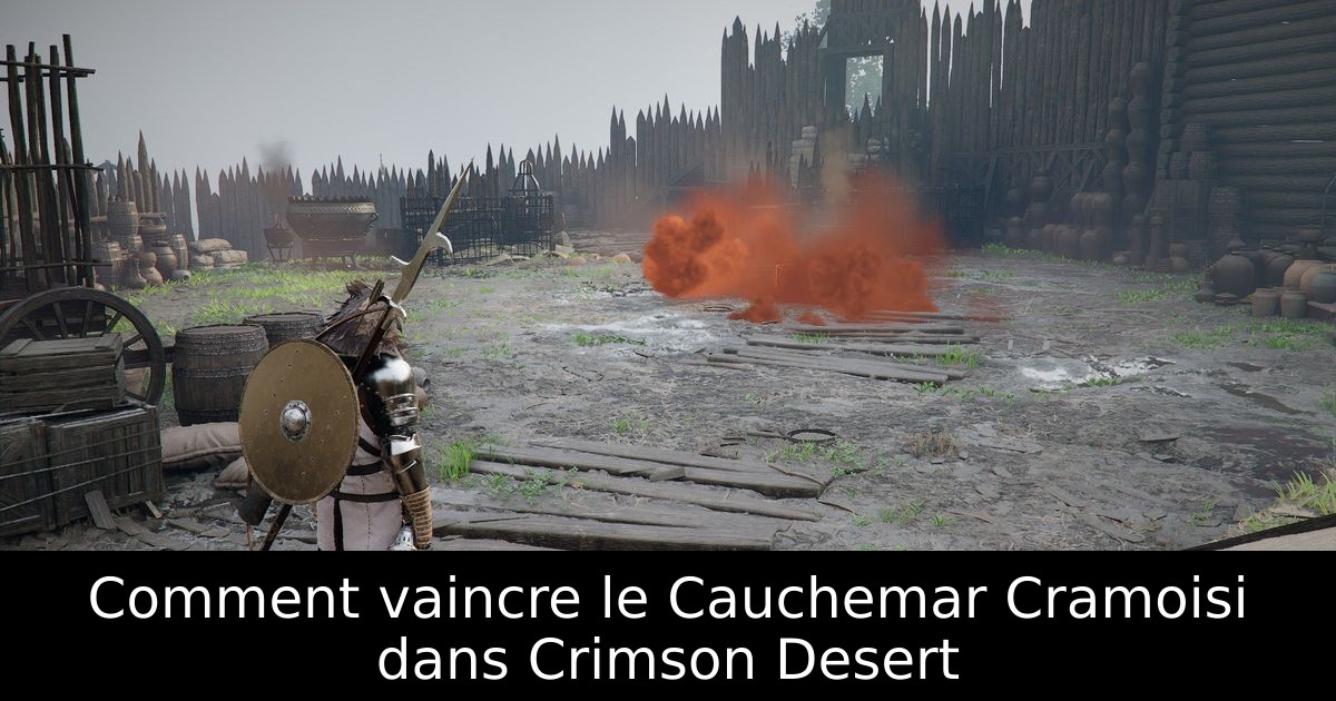 Comment vaincre le Cauchemar Cramoisi dans Crimson Desert