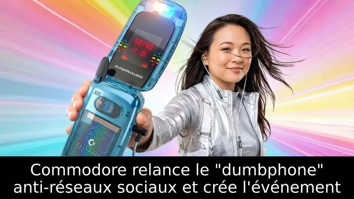 Commodore relance le "dumbphone" anti-réseaux sociaux et crée l'événement