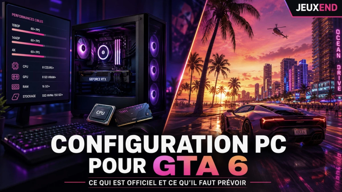 Configuration PC pour GTA 6 : ce qui est officiel et ce qu’il faut prévoir