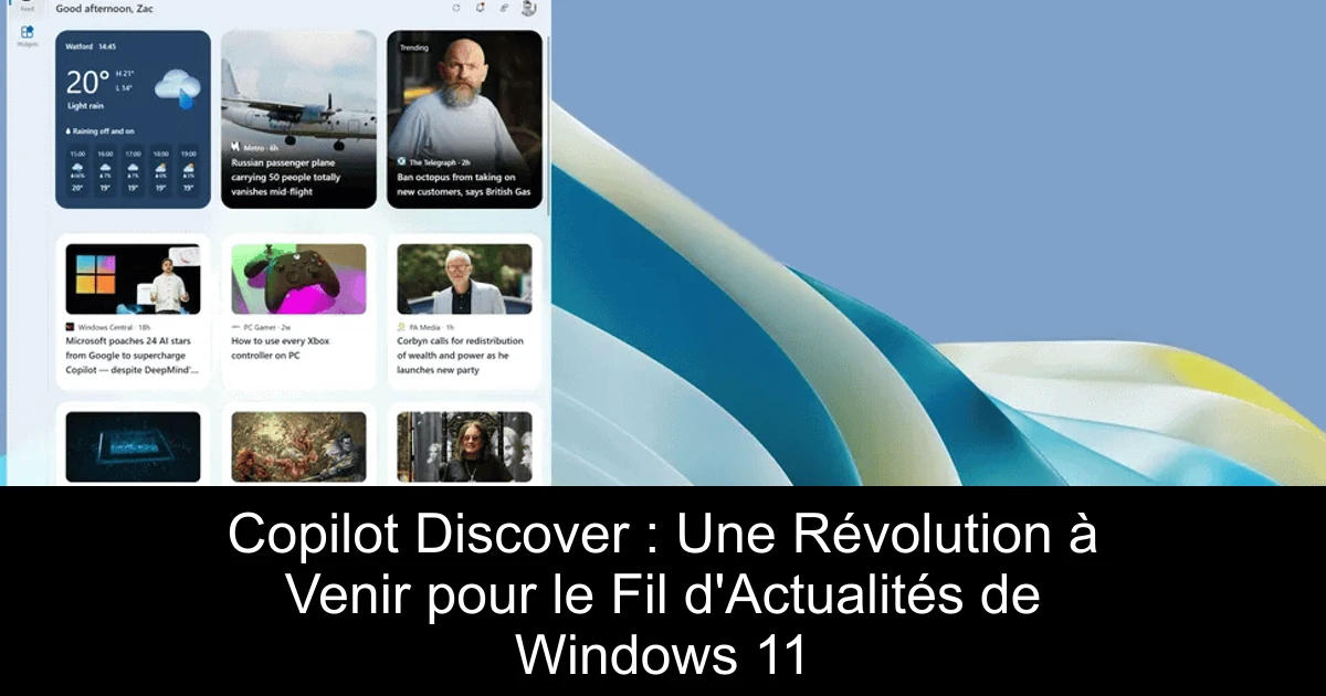 Copilot Discover : Une Révolution à Venir pour le Fil d'Actualités de Windows 11