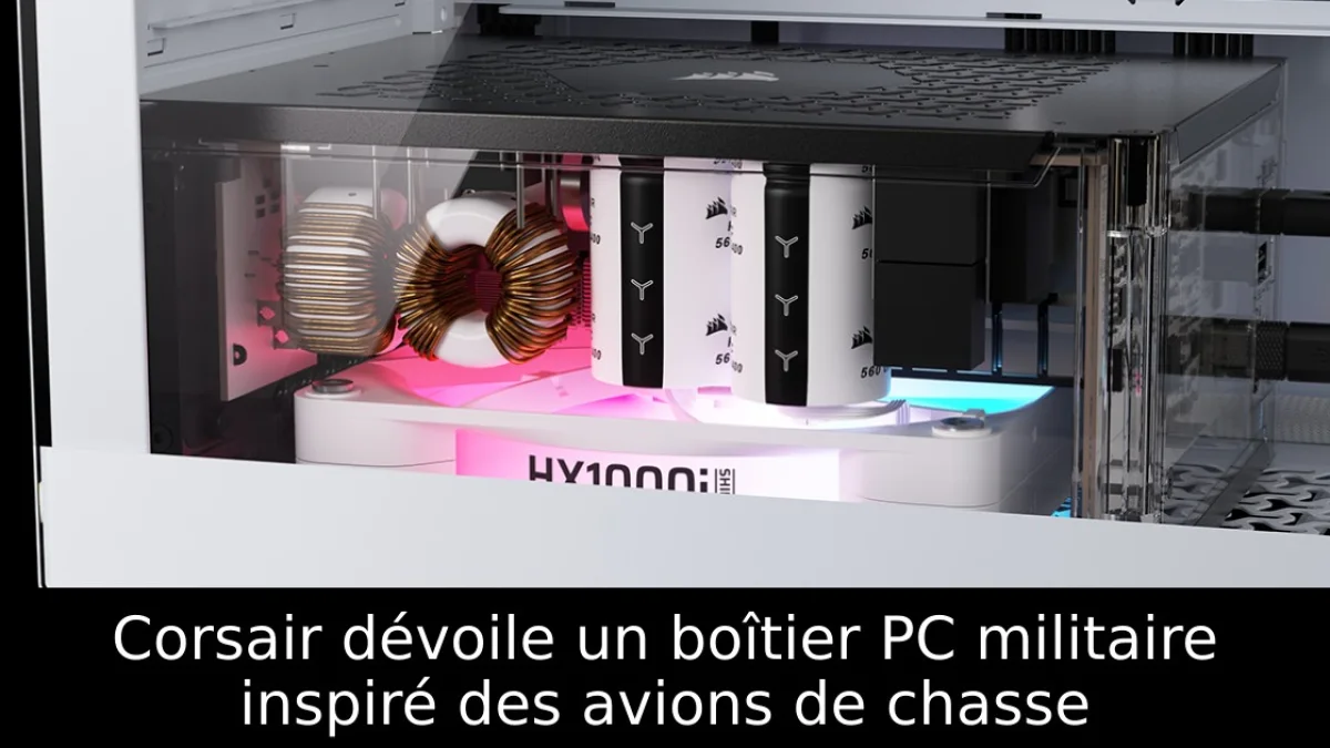 Corsair dévoile un boîtier PC militaire inspiré des avions de chasse