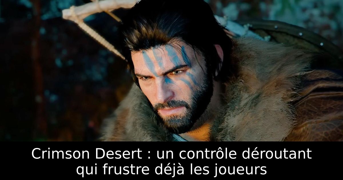 Crimson Desert : un contrôle déroutant qui frustre déjà les joueurs