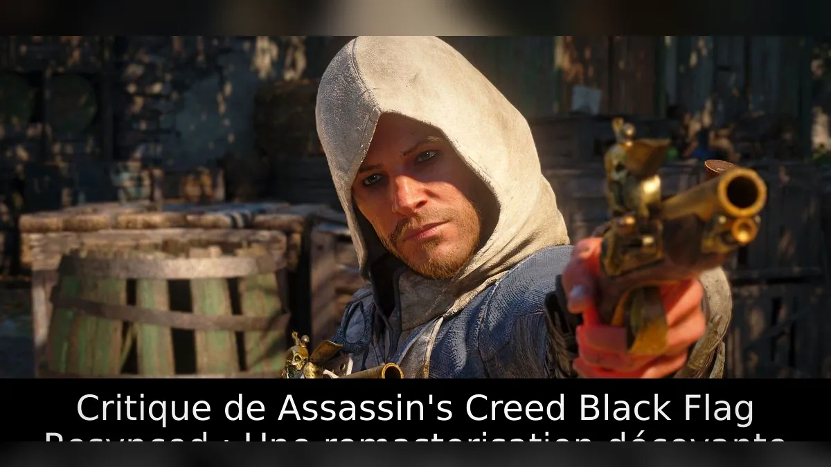 Critique de Assassin's Creed Black Flag Resynced : Une remasterisation décevante