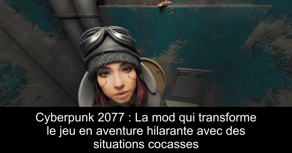 Cyberpunk 2077 : La mod qui transforme le jeu en aventure hilarante avec des situations cocasses