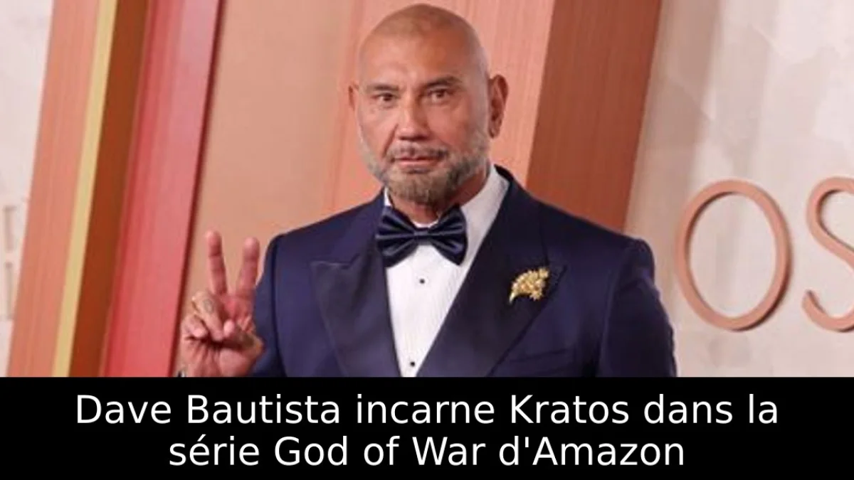 Dave Bautista incarne Kratos dans la série God of War d'Amazon
