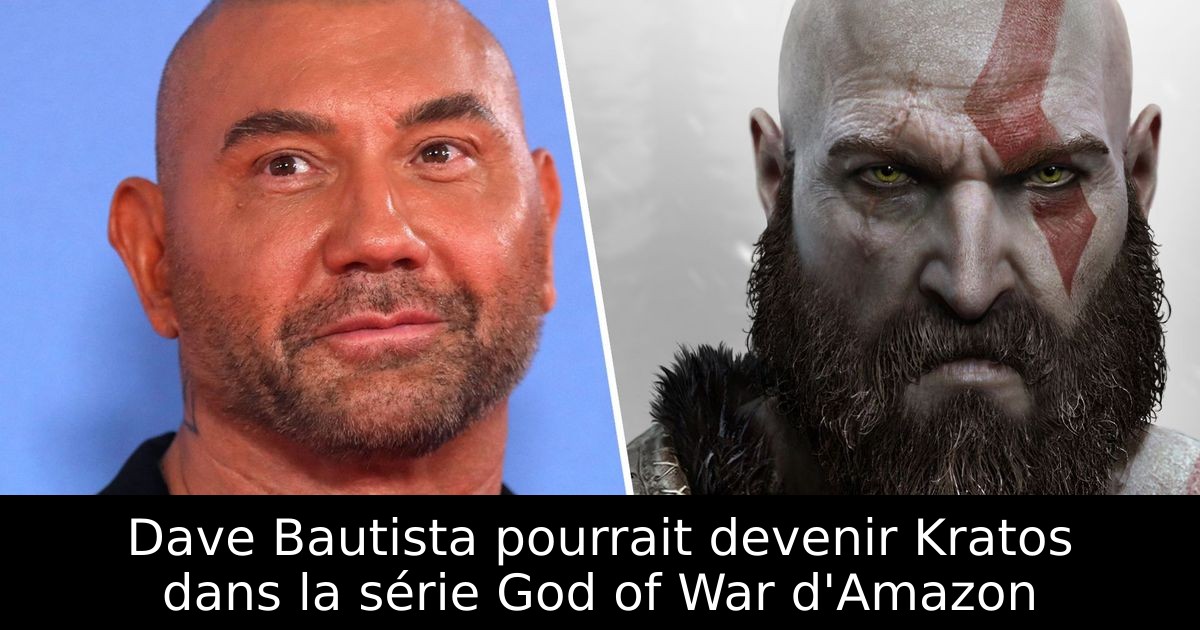 Dave Bautista pourrait devenir Kratos dans la série God of War d'Amazon