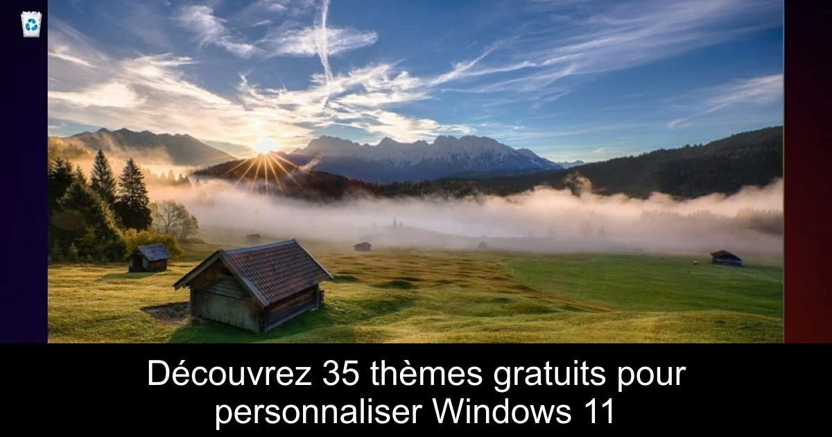 Découvrez 35 thèmes gratuits pour personnaliser Windows 11