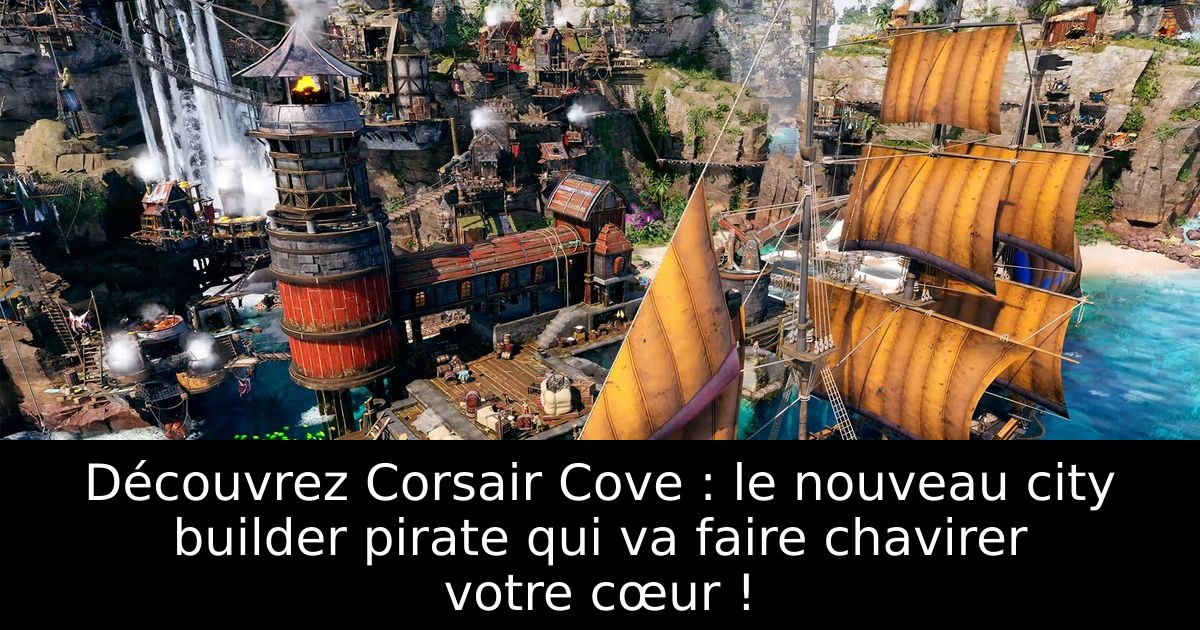 Découvrez Corsair Cove : le nouveau city builder pirate qui va faire chavirer votre cœur !