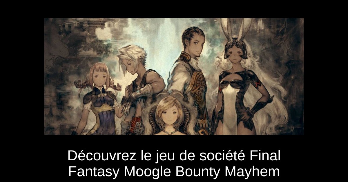 Découvrez le jeu de société Final Fantasy Moogle Bounty Mayhem