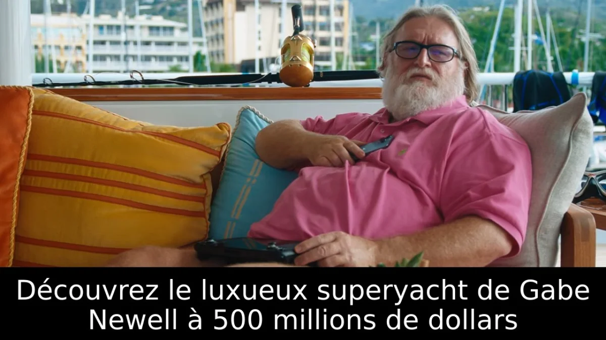 Découvrez le luxueux superyacht de Gabe Newell à 500 millions de dollars